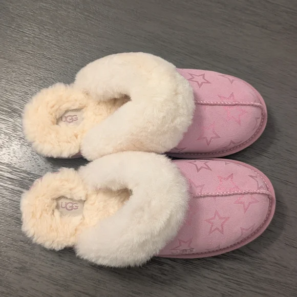 💗 UGG Pink Star Slippers – Size 6 – Brand New (No Box) - Picture 3 of 7